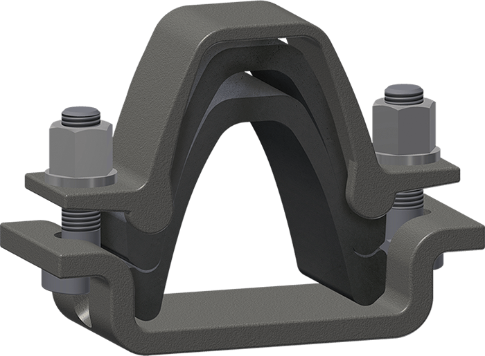 MINING AND TUNNELING STEEL PROFILES - TH NOTCHED CLAMPS