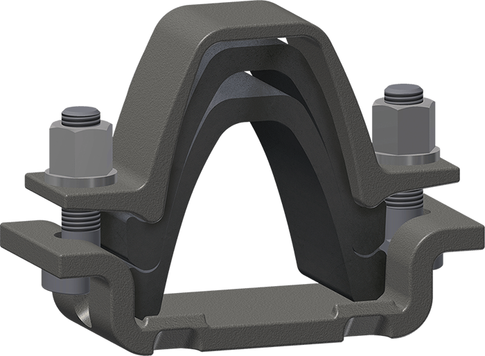 MINING AND TUNNELING STEEL PROFILES - TH NOTCHED CLAMPS